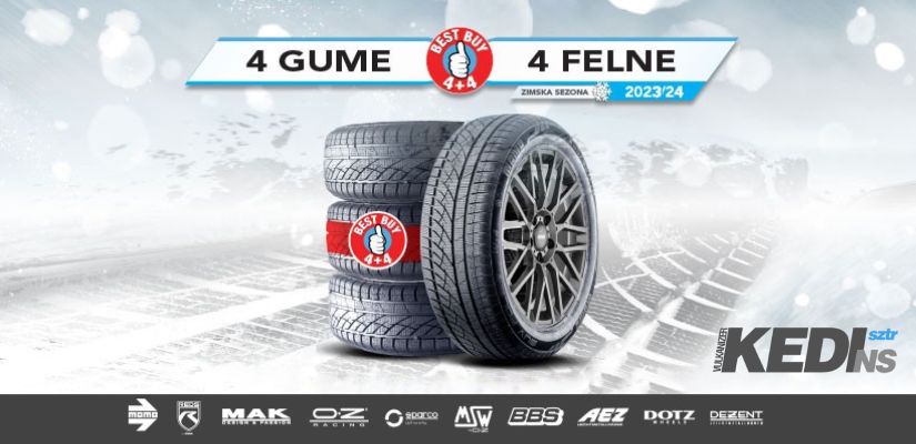PROMO PONUDA: Zimske gume + felne (4+4) - sezona 2023/24