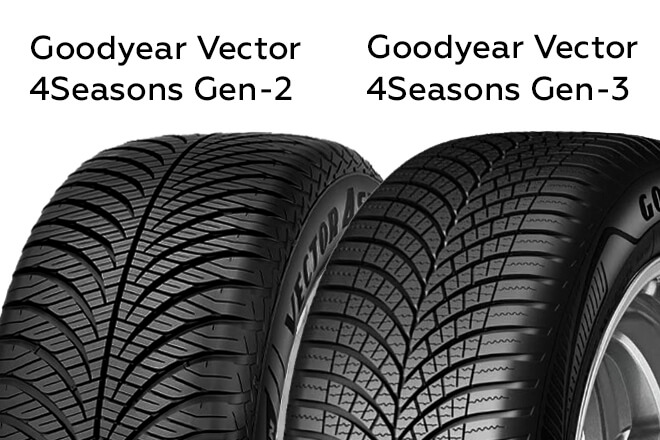 Goodyear 4seasons gen3 vs gen2