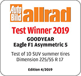 Goodyear eagle f1 assymetric5 allrad